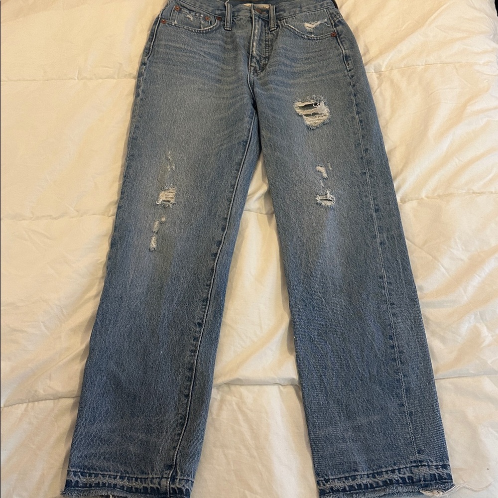 Madewell classic straight jean